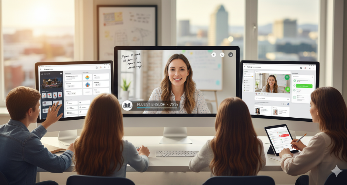 Comparison of English tutoring platforms